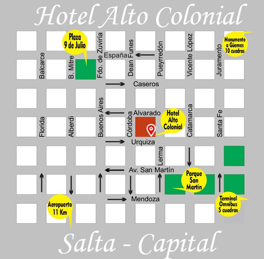 Alto Colonial Hotel Salta Bagian luar foto